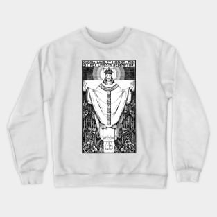 Rex Christe Redemptor - ornamental bkg Crewneck Sweatshirt